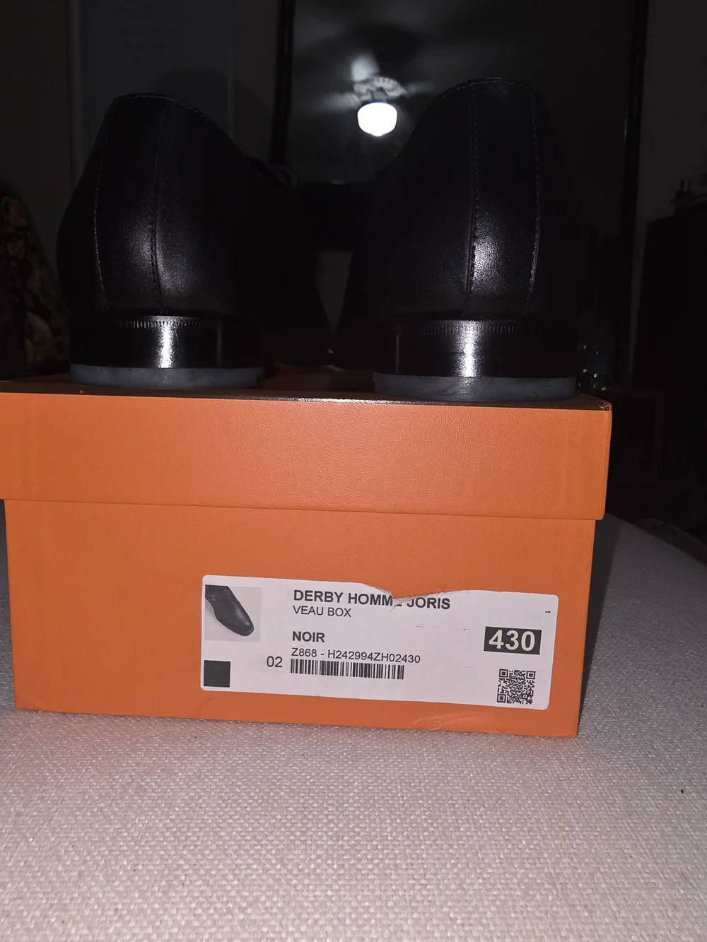 Brand New Hermès Derby Homme Joris Shoes